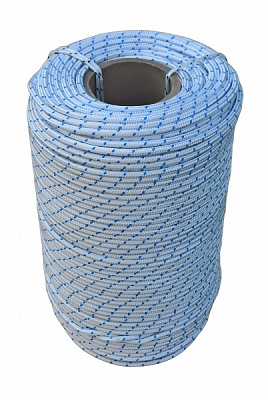 Шнур капроновый 6 мм 200 м бело-синий