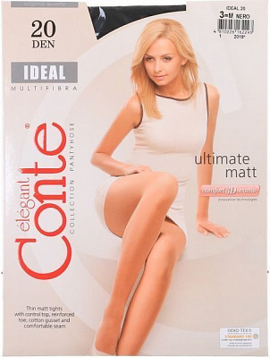 Колготки Conte IDEAL 20 den Mocca р. 3 чорний