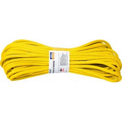 Шнур полипропиленовая 8 мм 20 м желтый 0,46 кг
