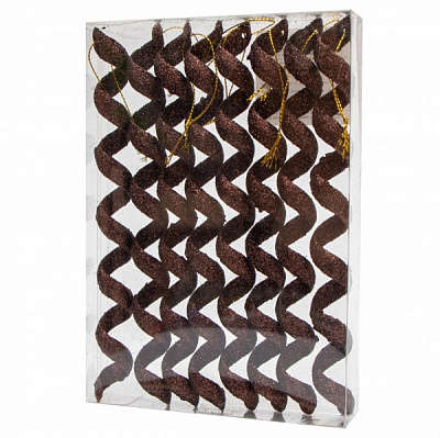 Декоративная подвеска Девилон Спиральки 8 шт. 20 см 250379