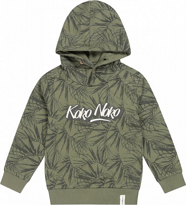 Худі для хлопчика Koko Noko р.110 зелений із малюнком U44881-37