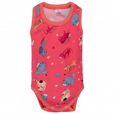 Полукомбинезон для девочки Татошка р.74 красный 1405217вкт 