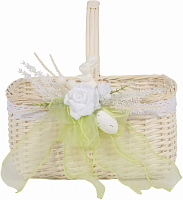 Корзинка плетеная з декором 36х28х18 см EPR-250821-11