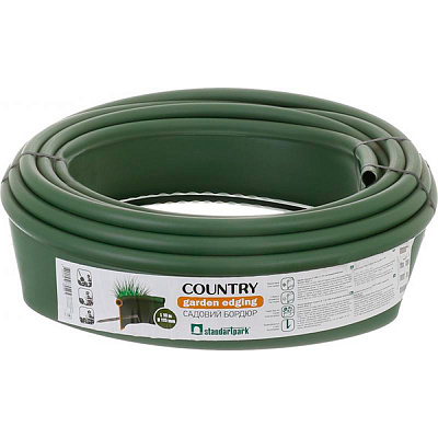 Бордюрная лента Standartpark Кантри L-10000.2 11-ПП пластиковый 10 м