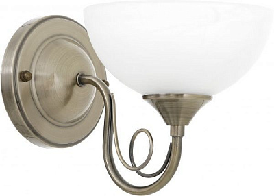 Бра Victoria Lighting 1x60 Вт E27 антична латунь Lumia/AP1