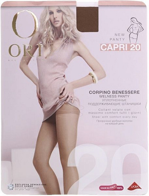 Колготки женские ORI Capri 20 Den Neutro р. 4 нейтральный 1 пар 