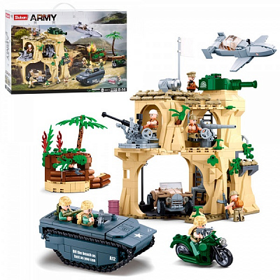 Конструктор Sluban Army: Військова техніка та база M38-B1111
