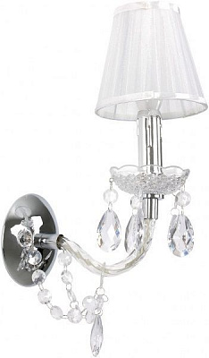 Бра Геотон НББ 01-60-991 Акрил 2-1 1x60 Вт E14 білий 38150