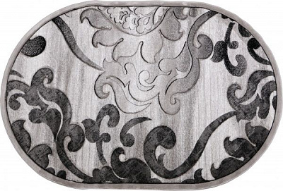 Килим Arka Carpet Omega O сірий 1,5x2,2 м