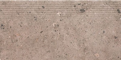 Плитка Ceramika Paradyz Starlight grafit stopnica prosta mat. 30x60