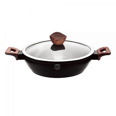 Сотейник з двома ручками та кришкою Ebony ROSEWOOD Collection 3,8 л BH 1739 Berlinger