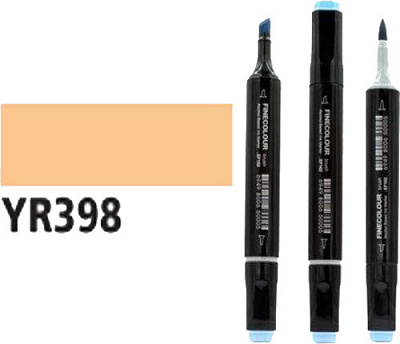 Маркер спиртовой FINECOLOUR EF102-398N оранжевый хром 