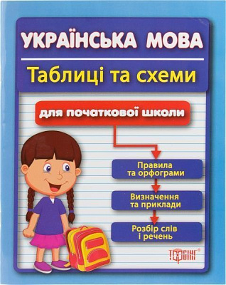 Книга Наталія Курганова «Таблиці та схеми для початкової школи. Українська мова» 978-966-939-019-6