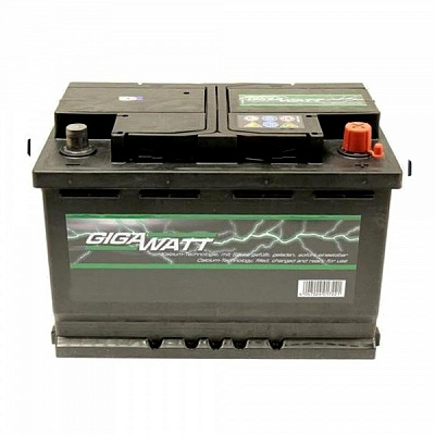 Аккумулятор автомобильный GIGAWATT EFB 65Ah 650A 12V «+» справа (GW 01853E5650)