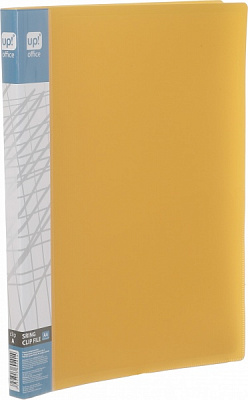 Скоросшиватель A4 с пружинным механизмом Clip A желтый UP! (Underprice)