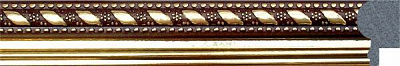 Молдинг Dellos Baget 261-05 античное золото 2900x21x16мм 
