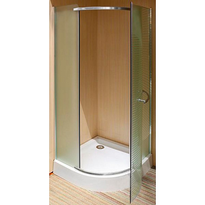 Душевая кабина ScandiSPA Edda 90x90 профиль хром, стекло матовое S117