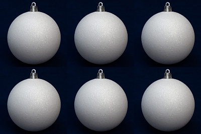 Набір ялинкових куль 892357 d 80 мм 6 шт./уп.