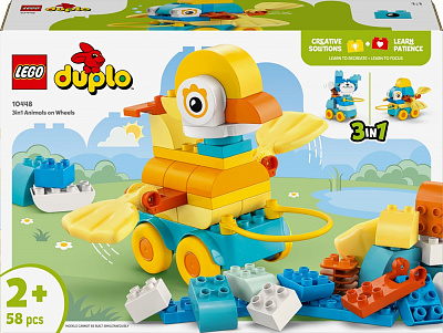 Конструктор LEGO DUPLO Животные на колесах 3в1 10448