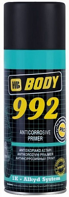 Ґрунт аерозольний 992 1К чорний Body 400мл