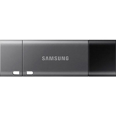 Флеш-пам'ять USB Samsung Duo Plus 64 ГБ USB 3.1/microUSB (OTG) black/silver (MUF-64DB/APC)