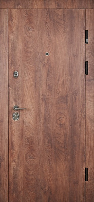 Дверь входная Abwehr КС 0/430 086Л (СДК) Kale2 спил дерева коньячный 2050х860 мм левая