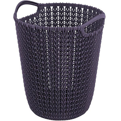 Корзина для бумаги Curver Knit 7 л фиолетовая