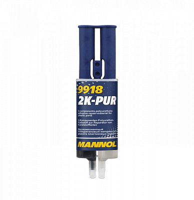 Клей Mannol д/бамперов 9918 2K-PUR серый 24 мл