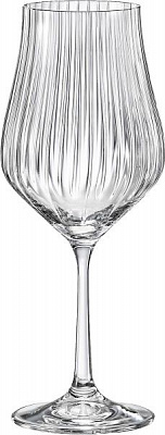 Набор бокалов для вина Tulipa Optic 350 мл 6 шт. Bohemia 