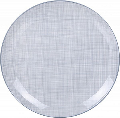 Тарелка подставная Fashion 27 см голубая Fiora