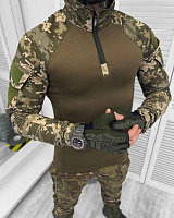 Рубашка LOGOS Убакс тактическая с длинным рукавом р.М пиксель