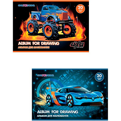 Альбом для малювання на пружині Speed 20 аркушів А4 Cool For School