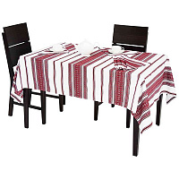 Комплект столовый 16,3 140x190 см красный Эдельвика 