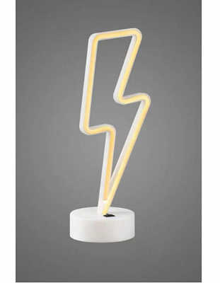 Настільна лампа Luna Neo Блискавка 1x1,7 Вт без цоколя жовтий