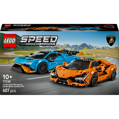 Конструктор LEGO Speed Champions Lamborghini Revuelto та Huracán STO 77238