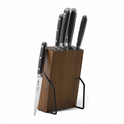 Набор ножей Krauff Prime Chef 5 предметов на подставке 29-305-235