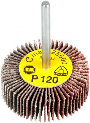 Лепестковые головки Klingspor KM 613   40 мм P120 12874