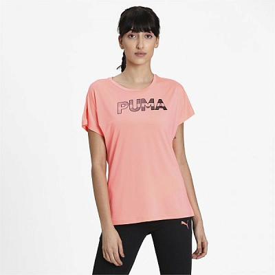 Футболка Puma Womens Training Big Logo Tee 58539230 L рожевий