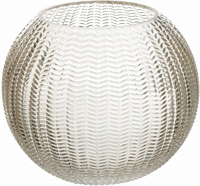 Ваза стеклянная Ball 19,7 см светло-зеленая 