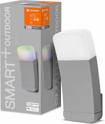 Светильник уличный настенный Ledvance Smart + Wifi Curve Si 9 Вт IP44 темно-серый AC260410055 