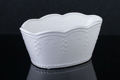 Ваза для фруктів Прованс 12х15х26,5 см біла Eterna