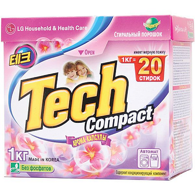 Стиральный порошок Tech Compact Aroma 1 кг