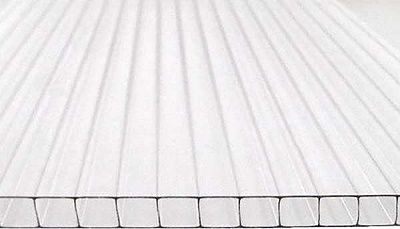 Поликарбонат сотовый Sototherm 1УФ ПК 4 мм 3000x1050 мм прозрачный 