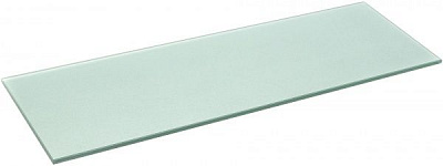 Полиця скляна 600x200x6 мм зелений металік