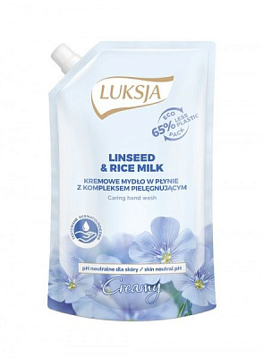 Мило рідке запаска Льон і Рис 400 мл
