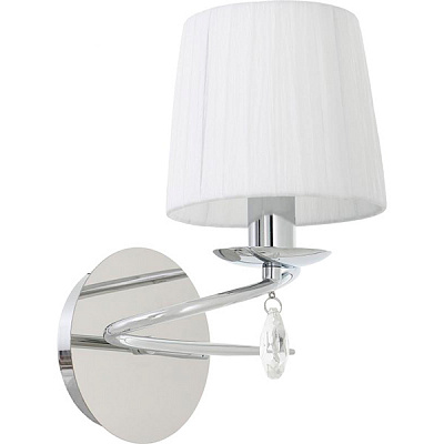 Бра Victoria Lighting Isabel/AP1 1x40 Вт E14 хром