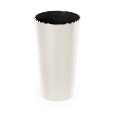 Вазон пластик LILIA круглий кремовий 12,5 л Ламела (9745463)