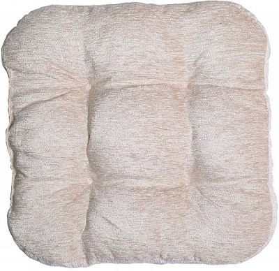 Подушка на стул 41х41х8 Безе песочная