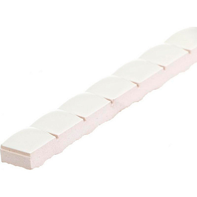 Плитка Cerossa Ceramica розрізний люстрований білий 1,3x25