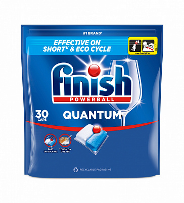 Капсули для посудомийних машин Finish Quantum All in 1 30 шт.
